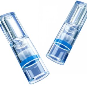 Mehrere Anti-Teer-Filter für Zigaretten in unterschiedlicher Form und Größe, meist transparent oder weiß, mit sichtbarem Filtermaterial im Inneren, dargestellt zur Veranschaulichung ihres Aussehens.