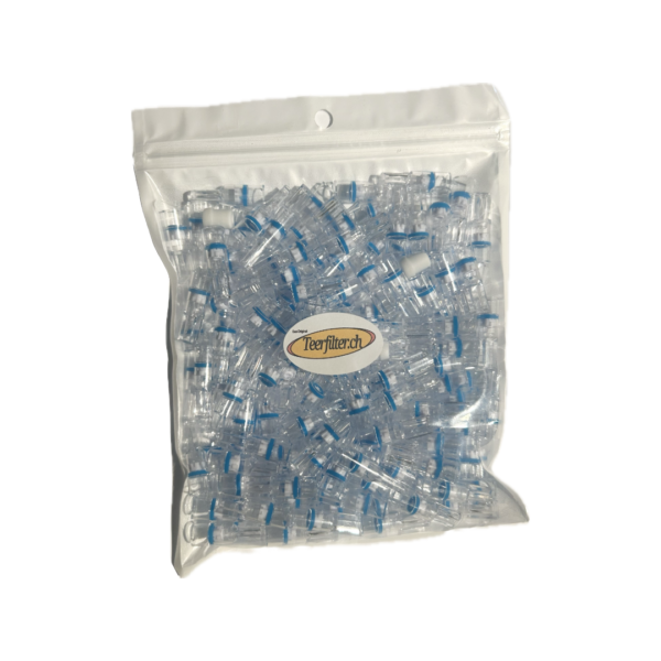 Teer Filter Aufsatz für Zigaretten, 150 Stück, aufsteckbare Zigarettenfilter in Vorratspackung